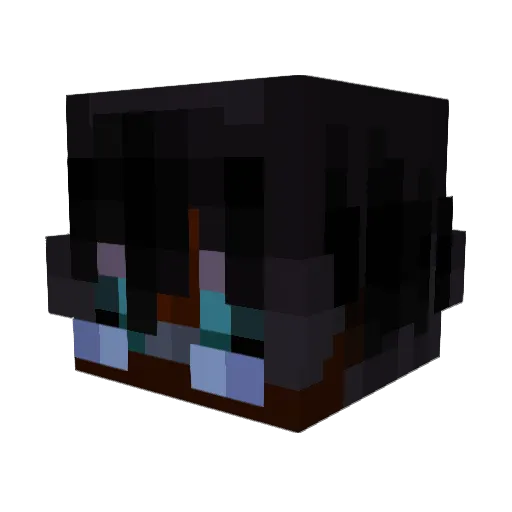 275lbsbench Minecraft avatar head, 3D render