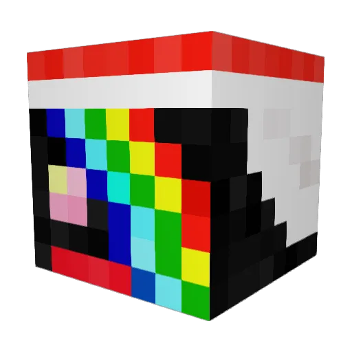 27Alek Minecraft avatar head, 3D render