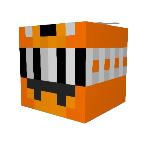 27danjel Minecraft avatar head, 3D render