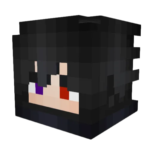 27neeytannn Minecraft avatar head, 3D render