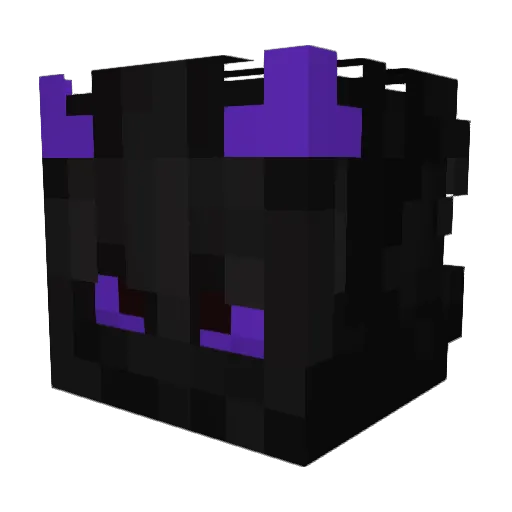 280hz Minecraft avatar head, 3D render