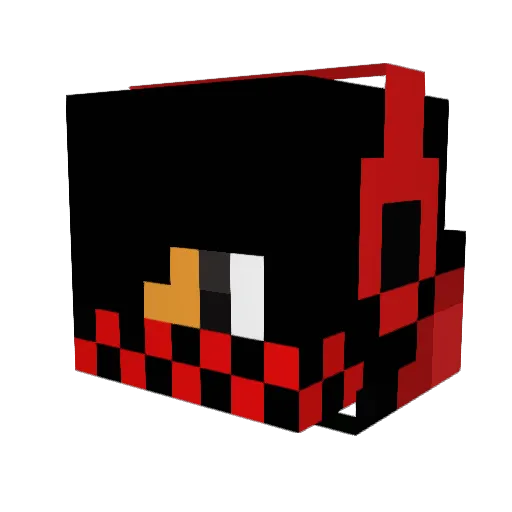 286 Minecraft avatar head, 3D render