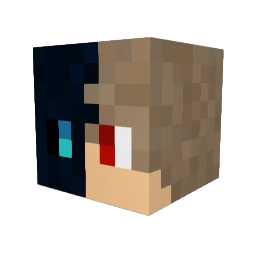 28soccer Minecraft avatar head, 3D render