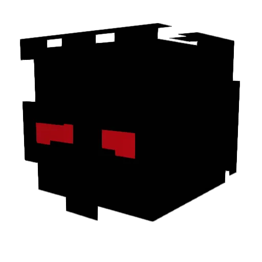28t3_ Minecraft avatar head, 3D render