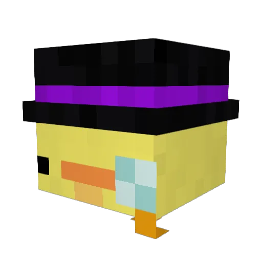 2923 Minecraft avatar head, 3D render