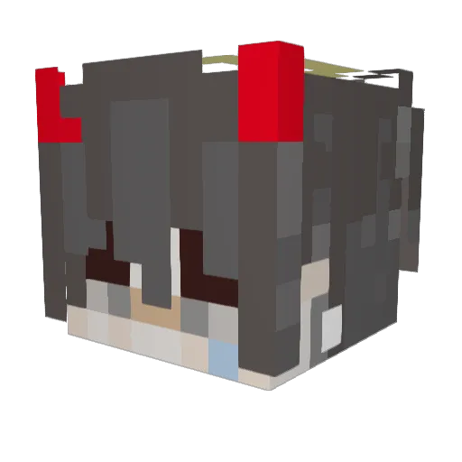 29Aaron_ Minecraft avatar head, 3D render