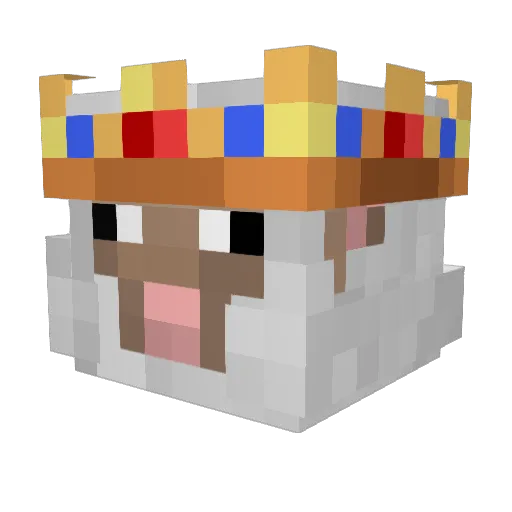29Cu_ Minecraft avatar head, 3D render