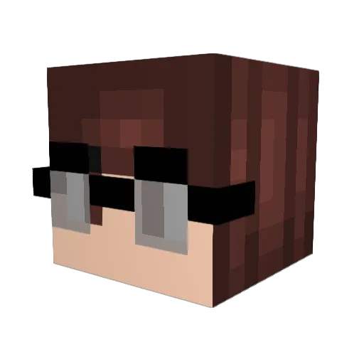 29bburkle Minecraft avatar head, 3D render