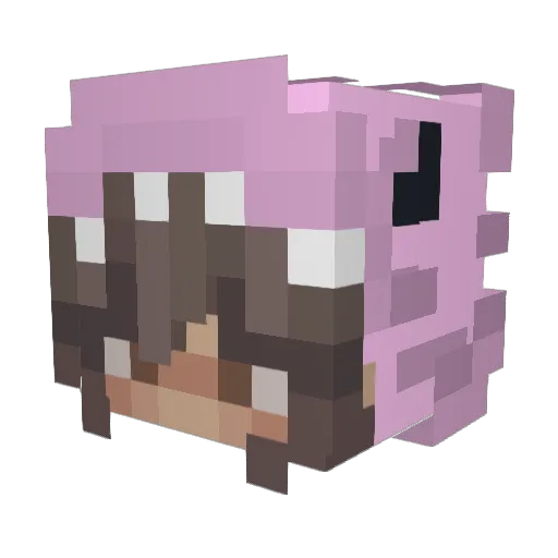 29malia2003 Minecraft avatar head, 3D render