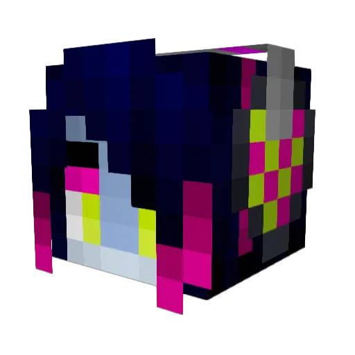 2Blunts2Tokes Minecraft avatar head, 3D render
