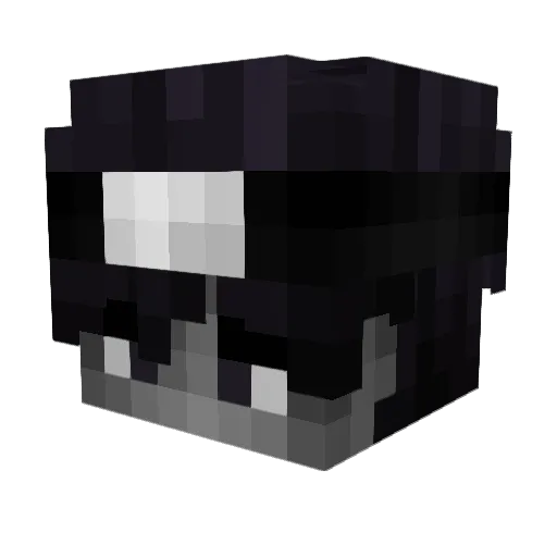 2Broke4Pot Minecraft avatar head, 3D render