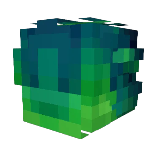 2Cipher Minecraft avatar head, 3D render