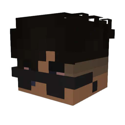 2Fresh4Scamm Minecraft avatar head, 3D render
