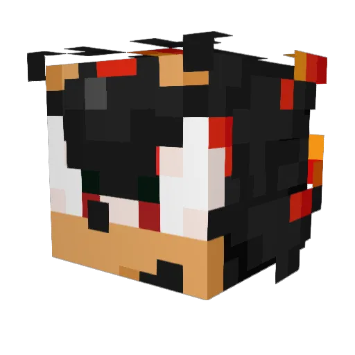 2Gud4You25 Minecraft avatar head, 3D render