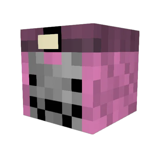 2JAY226 Minecraft avatar head, 3D render