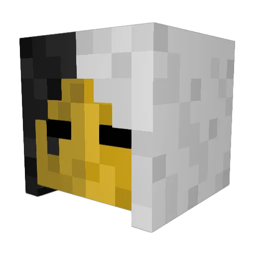 2Key1 Minecraft avatar head, 3D render