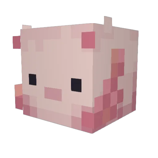 2Knock4You Minecraft avatar head, 3D render