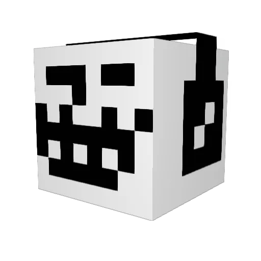 2Luca1 Minecraft avatar head, 3D render