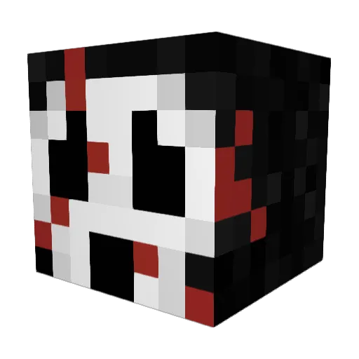 2Maximek Minecraft avatar head, 3D render