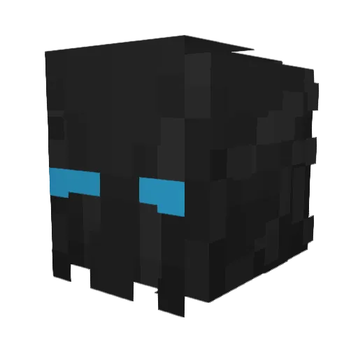 2Monster5 Minecraft avatar head, 3D render