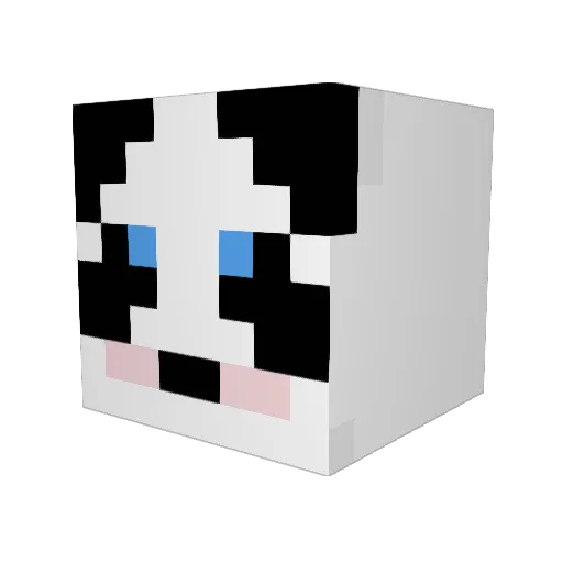 2Phonz Minecraft avatar head, 3D render