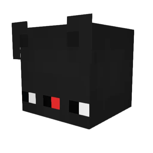 2Pig4U Minecraft avatar head, 3D render