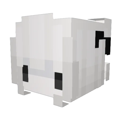 2RAE Minecraft avatar head, 3D render