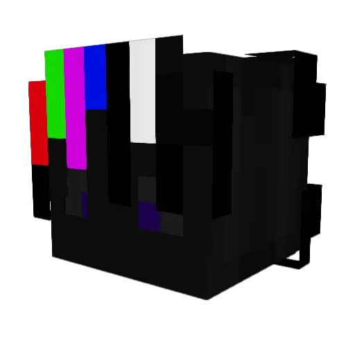 2ROPLUG2 Minecraft avatar head, 3D render