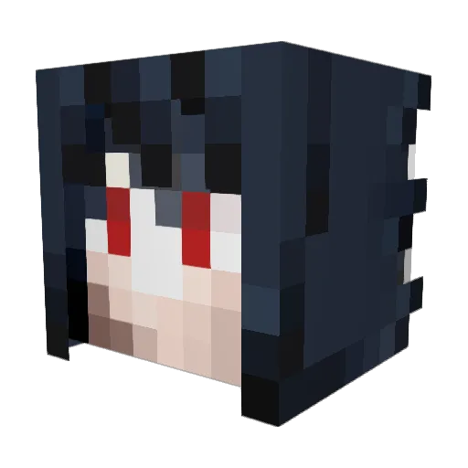 2Random Minecraft avatar head, 3D render