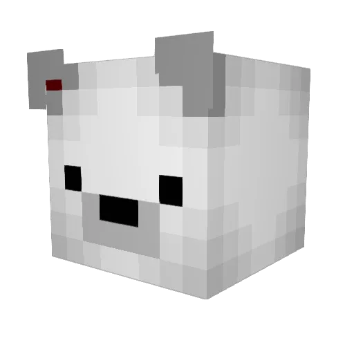 2Randy Minecraft avatar head, 3D render