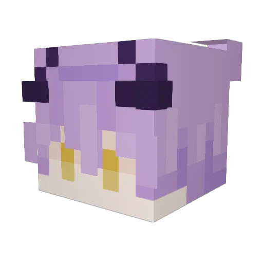 2Roax Minecraft avatar head, 3D render