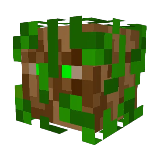 2SE Minecraft avatar head, 3D render