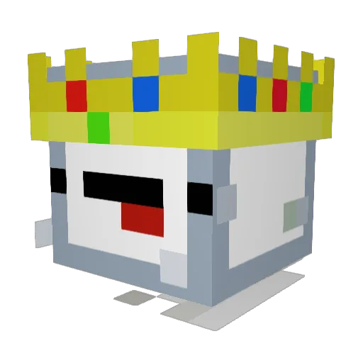 2SHIE_RICE Minecraft avatar head, 3D render
