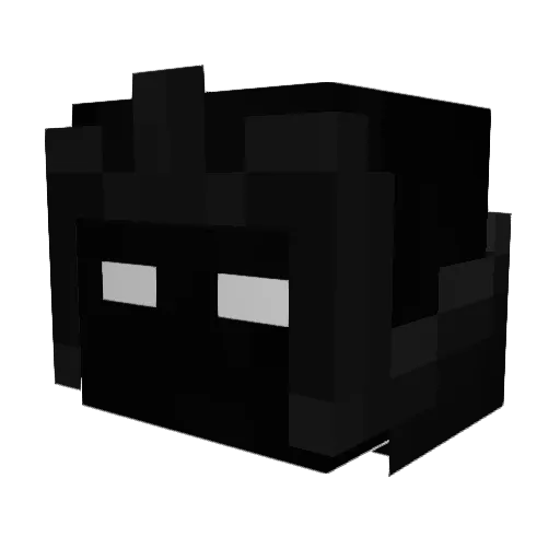 2SKIileef Minecraft avatar head, 3D render