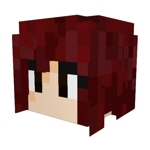 2Scarhand Minecraft avatar head, 3D render