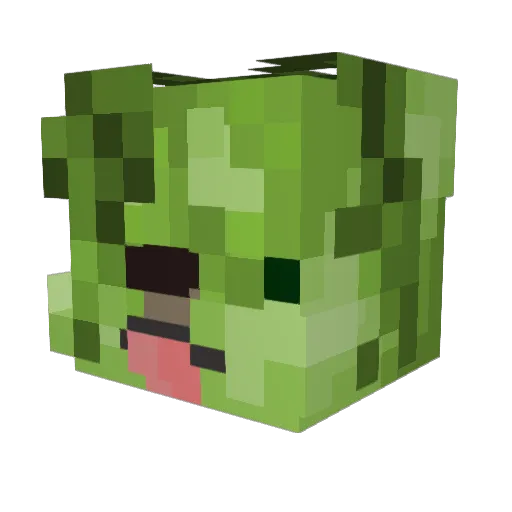 2SquareJ Minecraft avatar head, 3D render