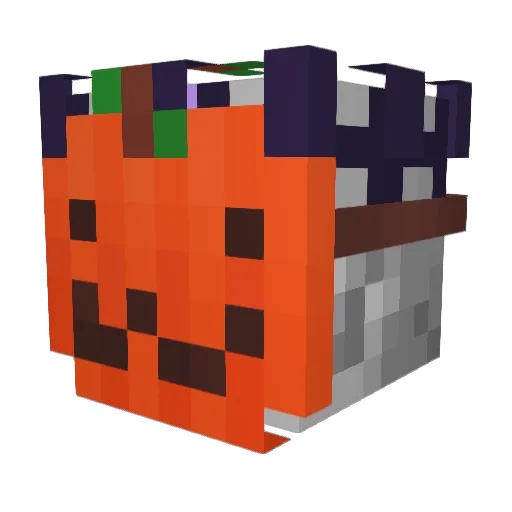 2Thieves Minecraft avatar head, 3D render