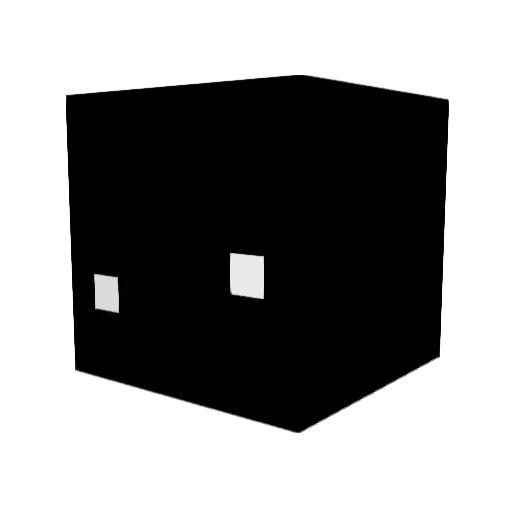 2Tone4 Minecraft avatar head, 3D render