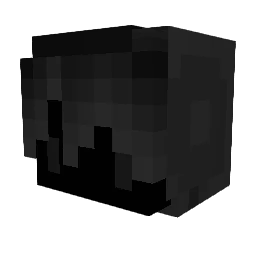 2X_Glitched Minecraft avatar head, 3D render
