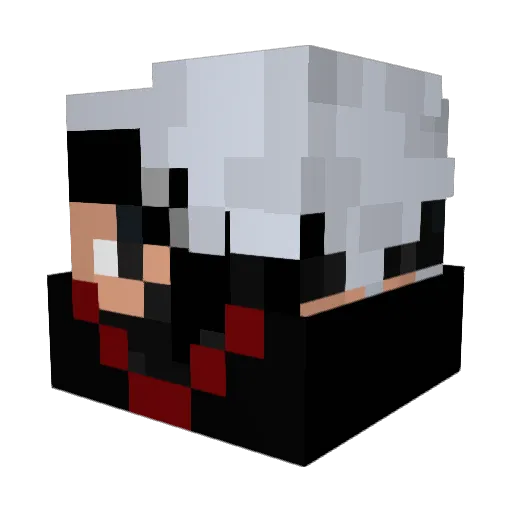 2Yung Minecraft avatar head, 3D render
