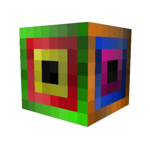 2_______ Minecraft avatar head, 3D render