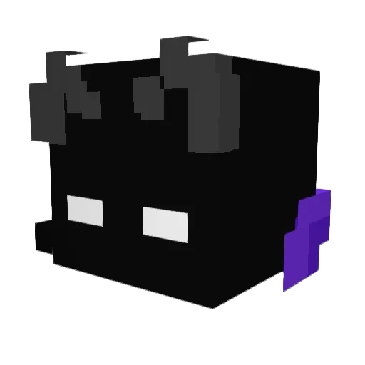 2_u Minecraft avatar head, 3D render