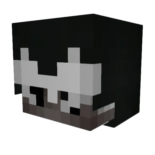 2aiz_ Minecraft avatar head, 3D render