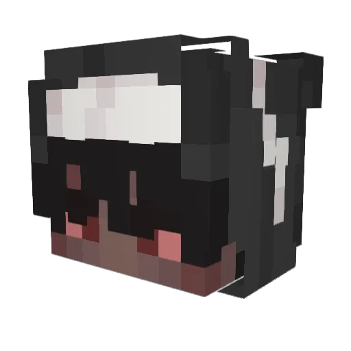 2arity Minecraft avatar head, 3D render