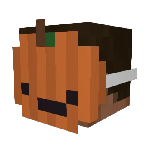 2av Minecraft avatar head, 3D render
