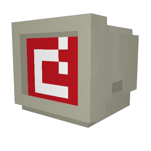 2b2tPearlBot Minecraft avatar head, 3D render