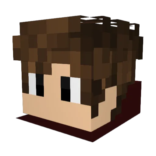 2batoon_ Minecraft avatar head, 3D render