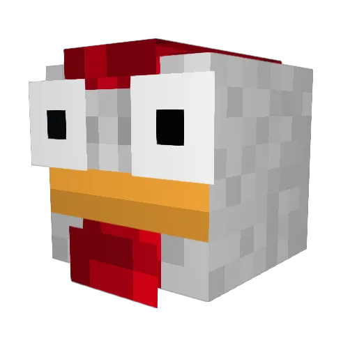 2bkoop2 Minecraft avatar head, 3D render