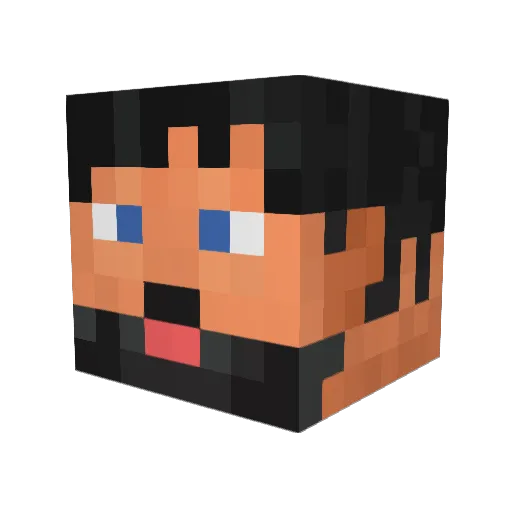 2blade30 Minecraft avatar head, 3D render