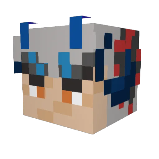 2buildrnot2build Minecraft avatar head, 3D render